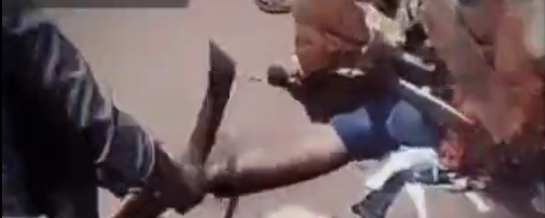War Crime: Burning and Dismemberment of Body in Mali Banner